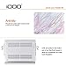 iDOO MacBook Pro 13 Case 2017 & 2016 Release A1706 / A1708, Soft Touch Plastic Hard Case Cover for Newest MacBook Pro 13 inch with/Without Touch Bar - Pink Marble