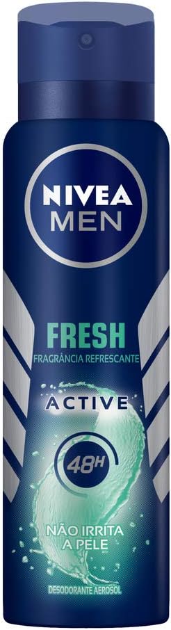 Desodorante Nivea Fresh for Men Aerossol 93g, Nivea