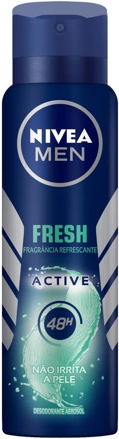 Desodorante Nivea Fresh for Men Aerossol 93g, Nivea 