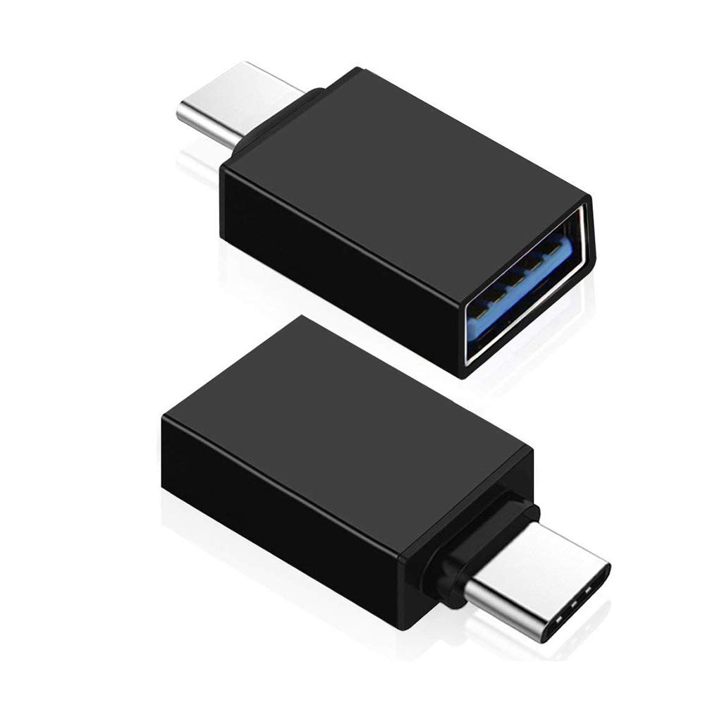 2 Pack USB Adapter | Silver | Data Transfer OTG | USB Type C Male to USB 3.0