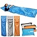Travel Camping Sheet,CAMTOA Envelope Antimicrobial Soft Sleeping bag Liner - Compact Sleep Sheet with Lightweight Carry Bag for Travel,Youth Hostels, Picnic, Planes, Trains etc.