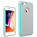 iPhone 8 Plus Case, iPhone 7 Plus Case, OEAGO [Drop Protection] [Shock Proof] Hybrid Dual Layer Rubber Plastic Impact Defender Rugged Hard Case Cover Shell for Apple iPhone 8 Plus / 7 Plus - Mint