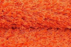 Unique Loom Solid Shag Collection Area Rug