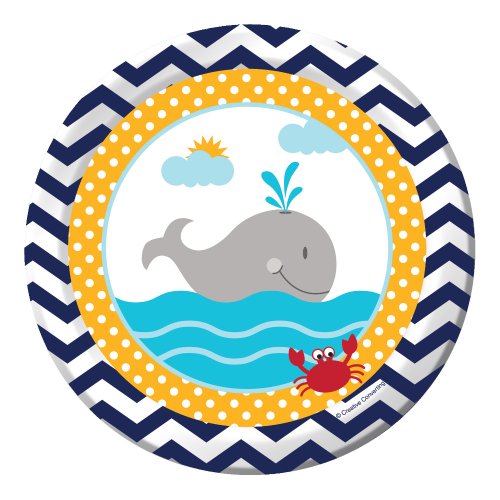 Creative Converting 8 Count Ahoy Matey Luncheon Paper Plates