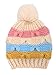 Arctic Paw Kids' Super Chunky Cable Knit Beanie with Yarn Pompom, Red
