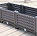 JFGUOYA Plastic Raised Garden Bed Brown, Assemble Elevated Planter Box Container Indoor Outdoor Use for Flower Vegetable Patio Backyard Porch Home Garden Decoration,7boxesthumb 3