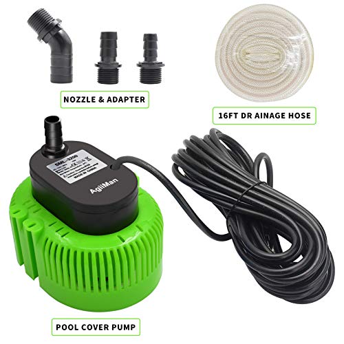 AgiiMan Pool Cover Pump Above Ground Submersible Water Sump Inground