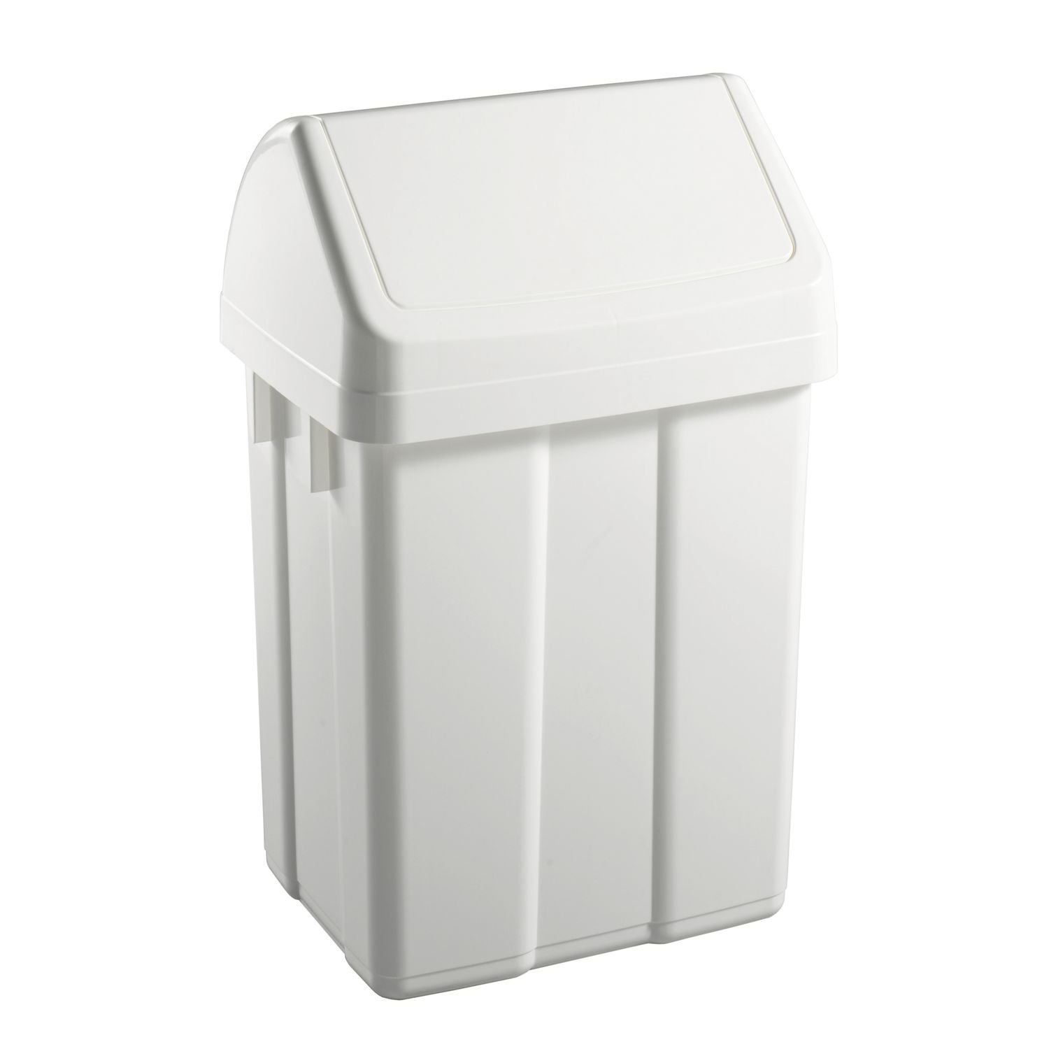 TTS Cleaning 00005220 Max Polypropylene Bin Swing Lid, Capacity 12 L, White