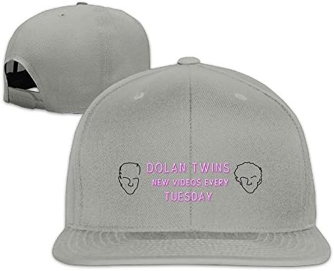 Dolan&amp;Twins Bros Unisex Classic Cotton Dad Hat Adjustable Plain Cap Ash