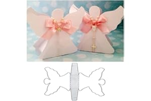 ANXENDONG Angel Box Metal Die Cuts Cutting Dies, Angel Box Paper Cards Cutting Dies Cut Stencils for DIY Embossing Card Making Book Tags Decorative Paper Dies Scrapbooking