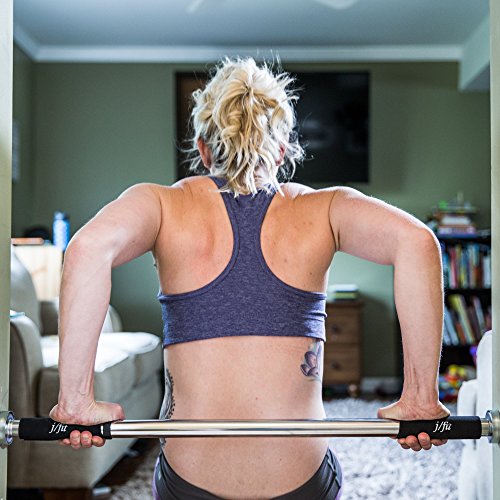 j/fit Deluxe Doorway PullUp Bar with Comfort Grips LONGEST LENGTH Pull Up BAR AVAILABLE 40
