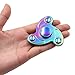 Cppslee Hands Fidget Spinner Toy Stress Reducer- Perfect For ADD, ADHD, Anxiety, and Autism Adult Children (Rainbow #4)