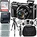 Canon PowerShot G7 X Mark II Digital Camera (Black) with Essential Accessory Bundle - Includes: SanDisk Ultra 64GB SDXC Memory Card, 1x Replacement Battery, 57