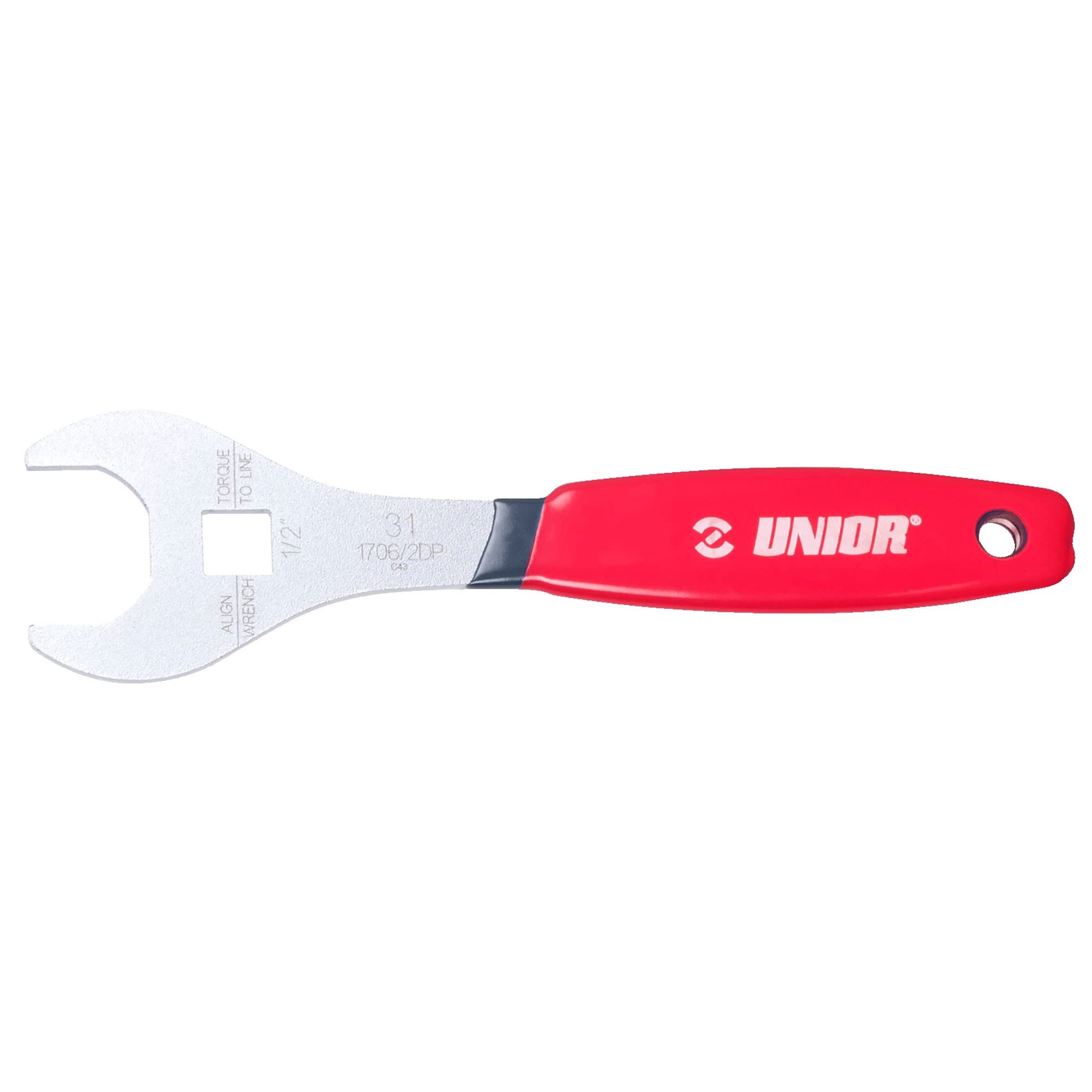 UNIOR Flat Wrench for Suspension Service: Red