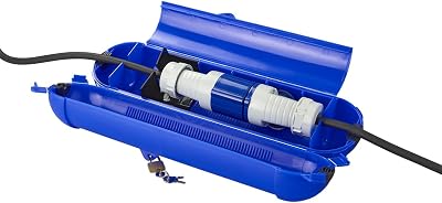 ProPlus Safe Box for CEE Plug Blue 16A IP44 with Lock 3 Keys