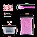 Slime Foam Balls & Slime Containers – 10 Pack Colorful Foam Balls, 6 PCS Slime Containers with Lids for 46g Slime, 6PCS Glue Mixing Spoons for DIY Slime, Kids Slime Party, Home Decorative
