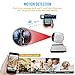 Home Security Camera, DIGOO-M1Z 1080P Wireless Wifi IP Camera, Baby Monitor, Surveillance System with Pan/Tilt/Zoom Function, Night Vision, Motion Detection, ONVIF Support, Remote Control, White