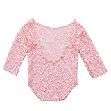 cici store Newborn Baby Girl Lace Romper Bodysuit Photography Photo Props Outfit Costume Clothes