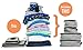 Premium Travel Packing Cubes by LuxTravel - 4 Pack | Luxury Travel Suitcase Organizers