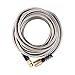 Quality Source Products 50' Metal Garden Hose by QSP, Stainless Steel with Brass Sprayer
