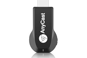 SMARTSEE Anycast Wireless HD Display Adapter Receiver 1080P Screen Mirroring Streaming Media Dongle Compatible with iOS/Android/Windows/Mac to HDTV Monitor Projector