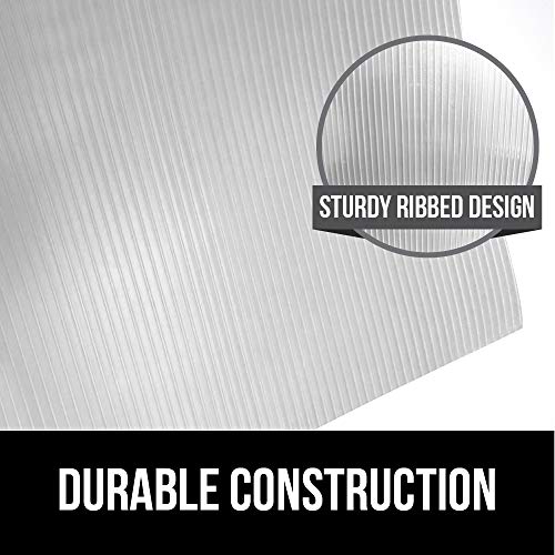 Gorilla Grip Ribbed Top Drawer and Shelf Liner, Non Adhesive Waterproof