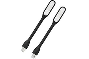 Sokelinn-six Mini USB Light, Portable Book Reading Lamp with 6 LEDs Protect Eyesight, USB Powered for Power Bank Computer Lap