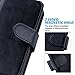 ULAK iPhone SE Case, iPhone 5 Case Black, iPhone 5s/5/SE Wallet Case, Fashion PU Leather Magnet Wallet Flip Case Cover with Built-in Credit Card/ID Card Slots for 5s 5G 5 SE,Black