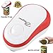Electric Can Opener, Restaurant Can Opener, BangRui Automatic One Touch Hands Free Smooth Edge Can Opener for Arthritis, Red