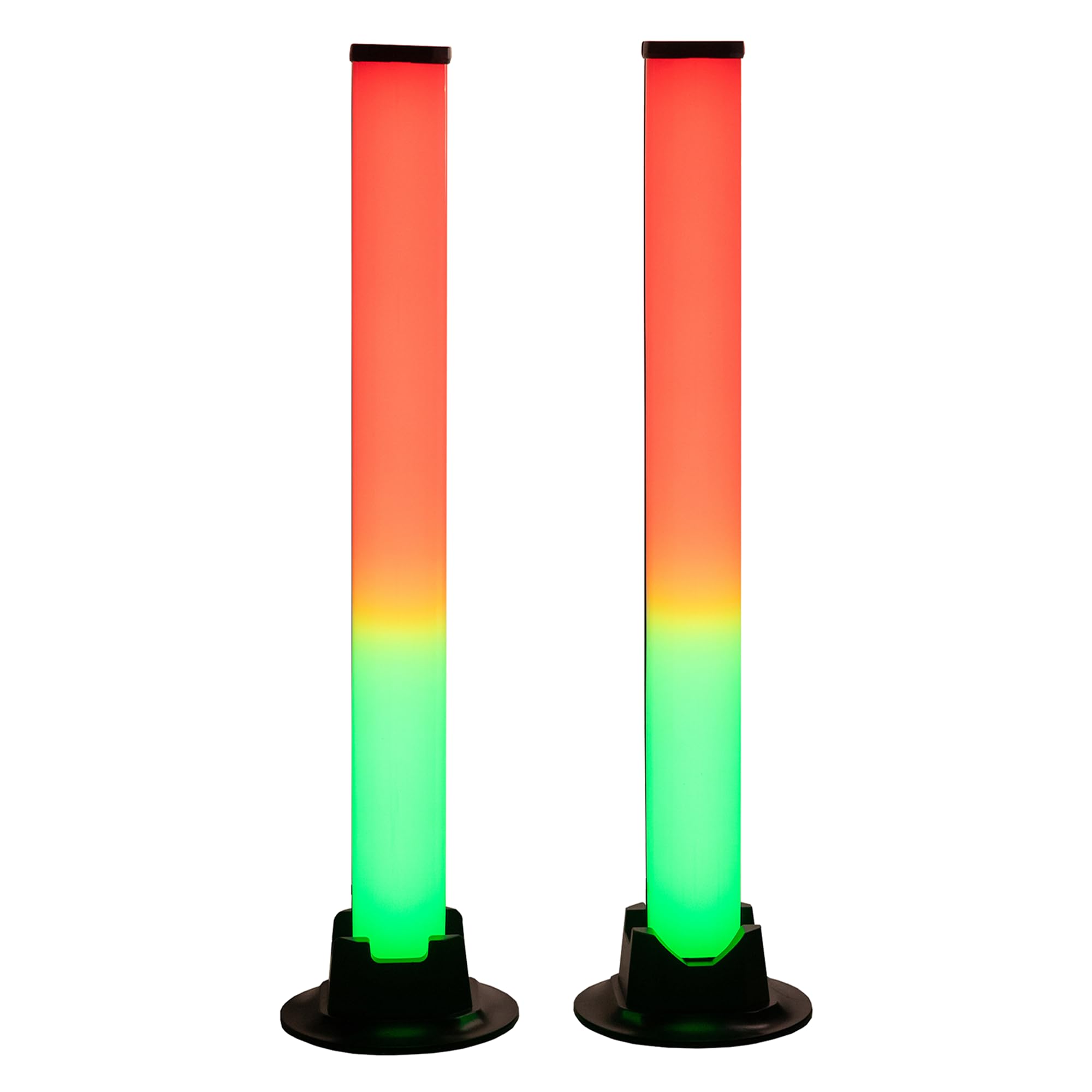 Numskull Desktop LED Light Bars with RGB Lighting - Colour Changing Ambient Gaming Lights via Bluetooth or Remote Control for Xbox, PlayStation, PC, Switch, Multi-Platform Compatibility