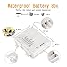 LOENDE Christmas Lights Battery Operated String Lights Outdoor String Lights Waterproof 8 Modes 100 LED Fairy Lights Copper Wire Firefly Lights Remote Control for DIY Wedding Party Decorations