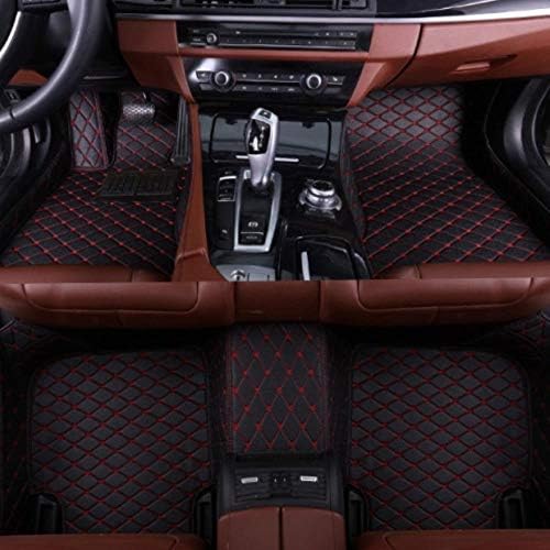 BLVQI SUNNY FOX Car floor mats for Nissan Qashgai Rouge X-trail Murano Altima Sentra 5D car-styling car carpet rugs floor liners,Black Red