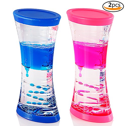 Teenitor Liquid Timer, Calming Toy, Liquid Motion Timer Bubbler Toy for