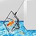 NCElec Small Fish Net Long Handle,Siphon Fish Tank Cleaner Pumpthumb 2