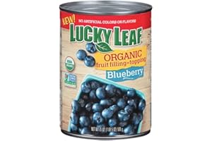 LUCKYLEAF Lucky Leaf Organic Blueberry Pie Filling or Topping 21oz 4 Pack