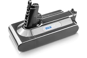 FHYBAT V10 Battery Replacement Compatible with V10 Animal V10 Absolute V10 Fluffy V10 Motorhead V10 Total Clean SV12 Handheld Cordless Vacuum Cleaner(25.2V Lithium Silver)
