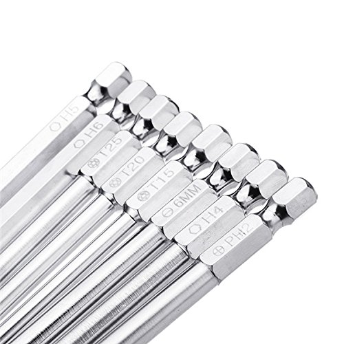 HELEISH 9 in 1 Mehrzweck-Präzisionsschraubendreher-Satz Magnetischer Schraubendreher-Bitsatz Zubehörwerkzeug – Bild 6