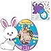 Easter Craft Kits | Easter Bunny Egg Shaped House Kit, Bunny Bottom Wreath Sign Kit & Picture Photo Frame Magnet Kit | For Kids DIY Classroom Daycare Homeschool Art Decor Gift Summer Toys Boys Girls