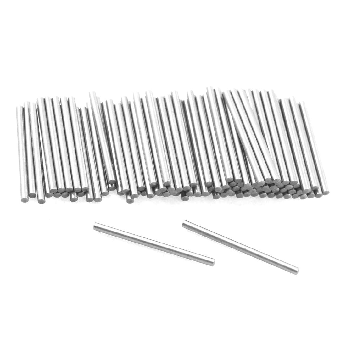 Unifizz 100Pcs 1 x 16mm Dowel Pin 304 Stainless Steel Shelf Pegs Support Shelves Silver Tone