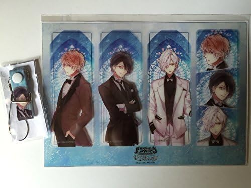 Rejet [DIABOLIK LOVERS] BLOODY BOUQUET lottery C Awards connecting strap ? D Award quadruple Clear Bookmark Set "reverse take-Rage" BB lottery