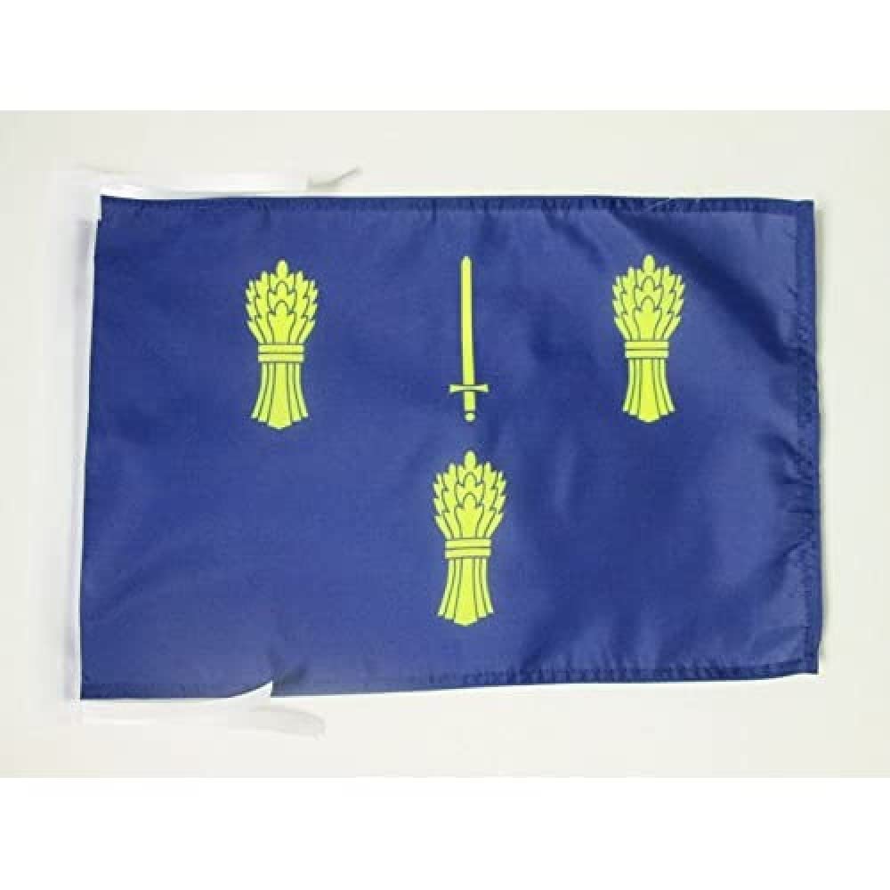 AZ FLAG - Cheshire county Flag - 18'' x 12'' - 100% Polyester County of Ches. - England Small Banner with Two Cords - Fade Resistant - Vivid Colors - 18x12 in - 45x30 Cm