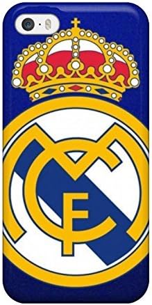 Durable Defender Case For Iphone 5/5s Tpu Cover(real Madrid Fc Logo )