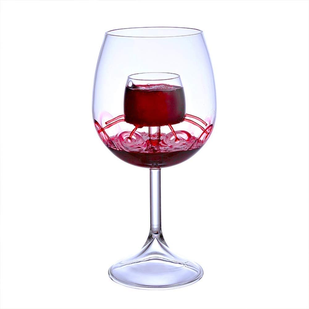Red Wine Glass, Flat Feet/Tall Glasses, Lead Free High Borosilicate