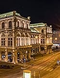 Notebook: Vienna Austria city night lights Austrian Europe European Saltzburg by Wild Pages Press