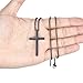 Reve Simple Stainless Steel Cross Pendant Chain Necklace for Men Women, 20-22 Inches Link Chain