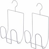 Shimomura Planning 26764 Pillow &amp; Shoe Hanger, 2-Piece Set, Made in Japan, Space Saving, Compact, Shoes, Room Drying, Indoor and Outdoor Use, Laundry Dryer, White, Tsubamesanjo