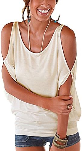 Women's Off the Shoulder Dolman Style Shirring Drape Knit Top