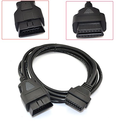 iKKEGOL 9.8ft 3M OBD 2 OBD II 16 Pin Car Male to Female Extension Cable Diagnostic Extender