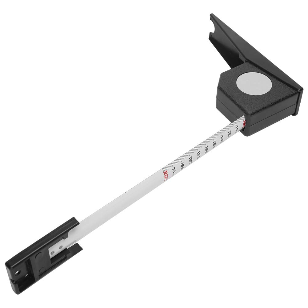 Measure Height,Height Measure For Adults,Stadiometer Wall,Height Measurement For Adults 2 Meters Height Stature Meter Retractable Measuring Tape Ruler Metal Measuring Tool White (Black)