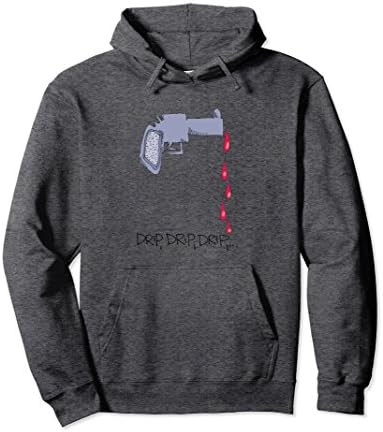 Unisex Signe Wilkinson: The Real Cost of Guns Hoodie Large Dark Heather